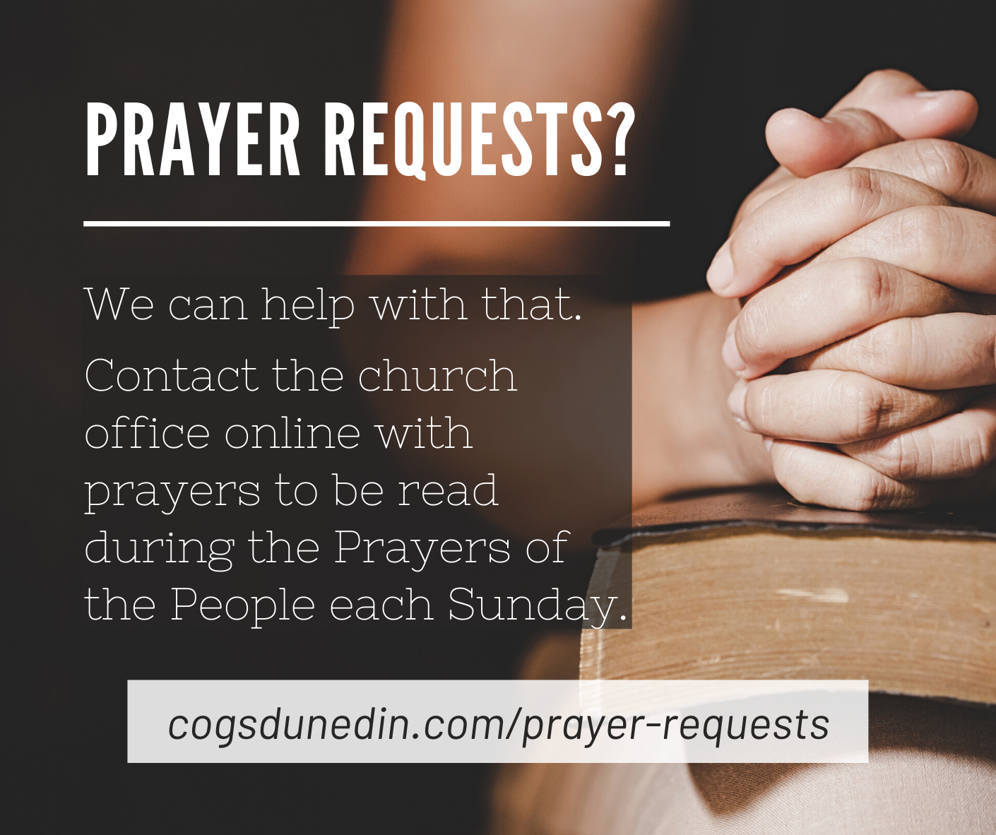 Prayer Requests Episcopal Church of the Good Shepherd Episcopal