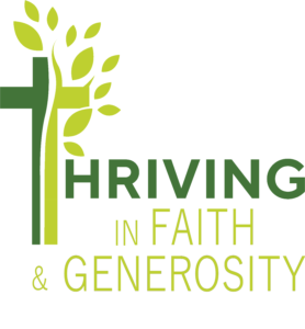 Thriving in Faith & Generosity Logo