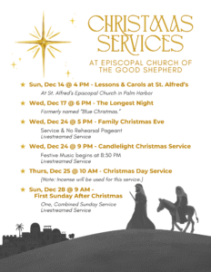 2025 Christmas Services at COGS Dunedin image.